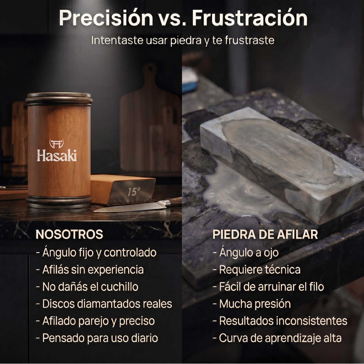 Afilador de Cuchillos Hasaki